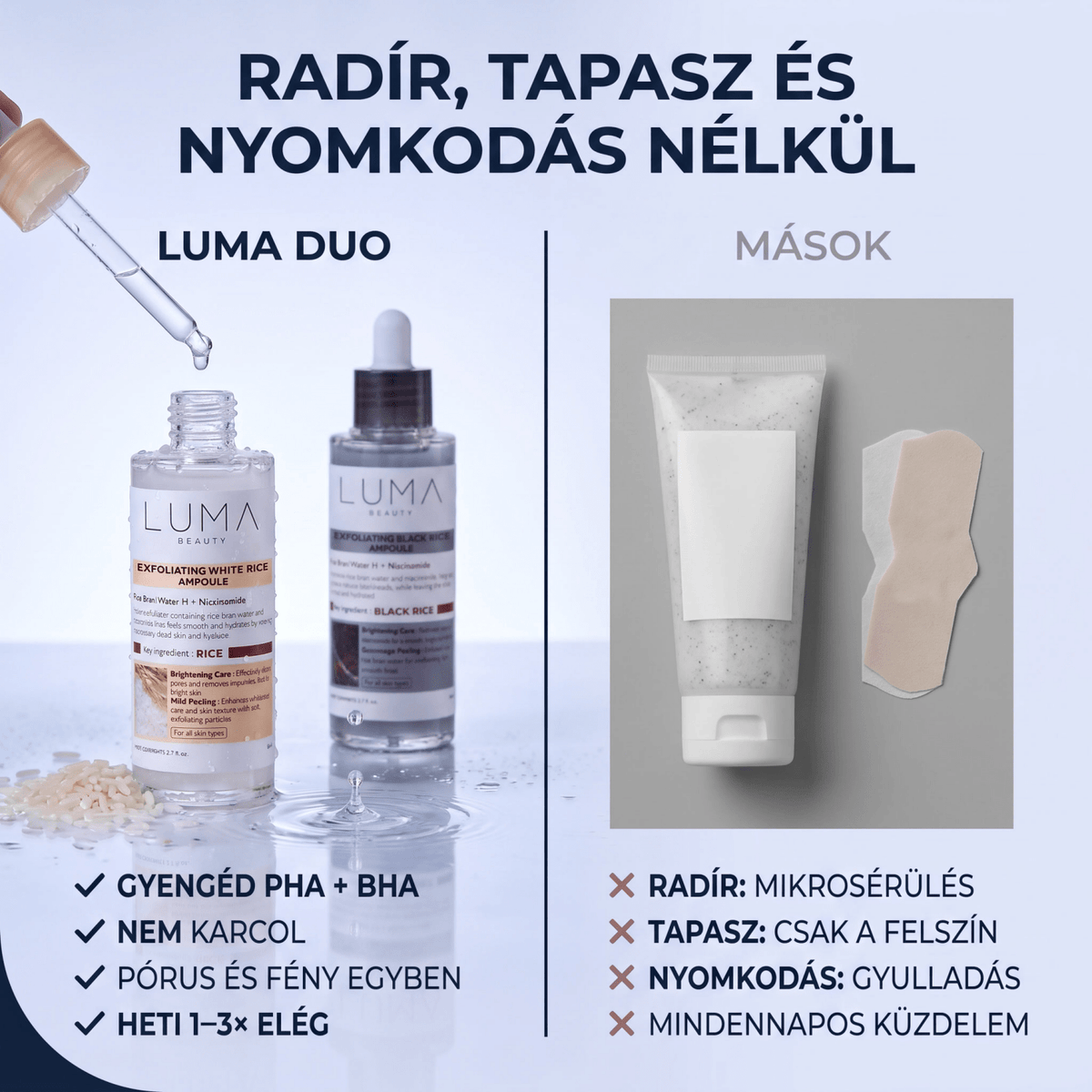 Hámlasztó Rizsampulla Duó - LUMA
